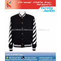 Custom Teenagers Plain Sports Varsity Jacket Cotton Material Jacket